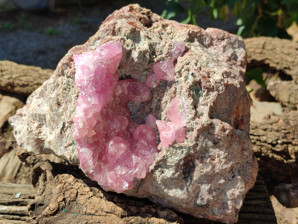 Natural Rare Rhodocalcite Specimen x 1 From Congo - Toprock Gemstones and Minerals 