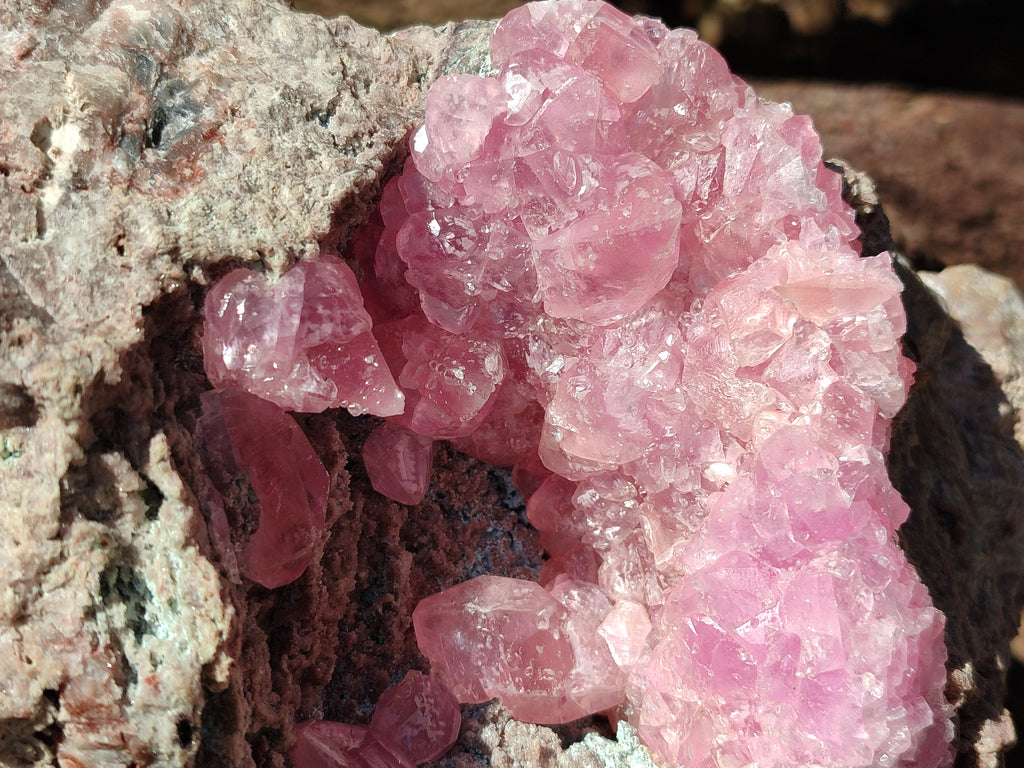 Natural Rare Rhodocalcite Specimen x 1 From Congo - Toprock Gemstones and Minerals 