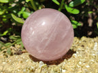 Polished Rose Quartz Spheres x 3 From Ambatondrazaka, Madagascar - Toprock Gemstones and Minerals 