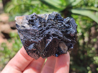Natural Schorl Black Tourmaline Specimens x 6 From Erongo, Namibia - Toprock Gemstones and Minerals 