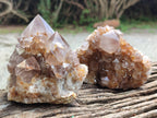 Natural Spirit Quartz Clusters x 4 From Boekenhouthoek, South Africa - Toprock Gemstones and Minerals 