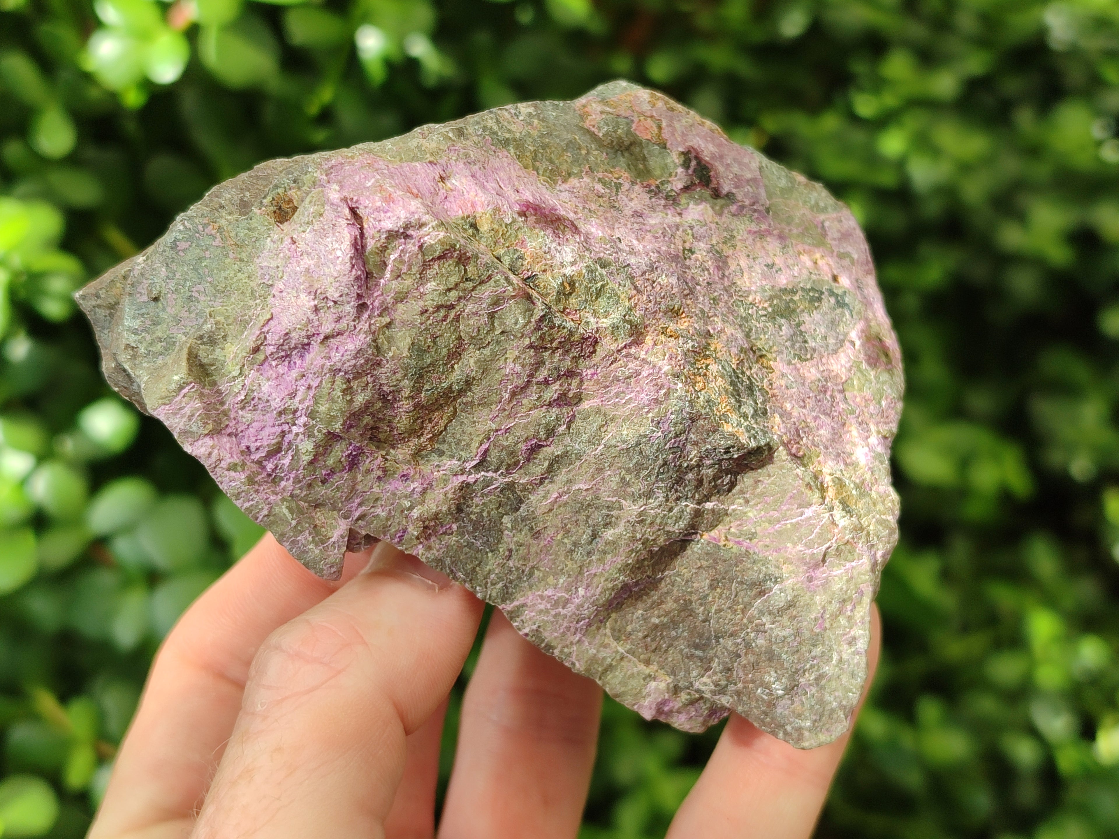 Natural Stichtite Cobbed Specimens x 7 From Barberton, South Africa - Toprock Gemstones and Minerals 