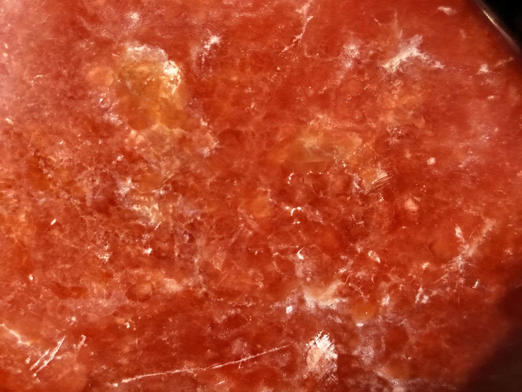 Polished Orange Twist Calcite Standing Free Form x 1 From Madagascar - Toprock Gemstones and Minerals 