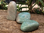 Polished Amazonite Standing Free Forms x 12 from Madagascar - Toprock Gemstones and Minerals 