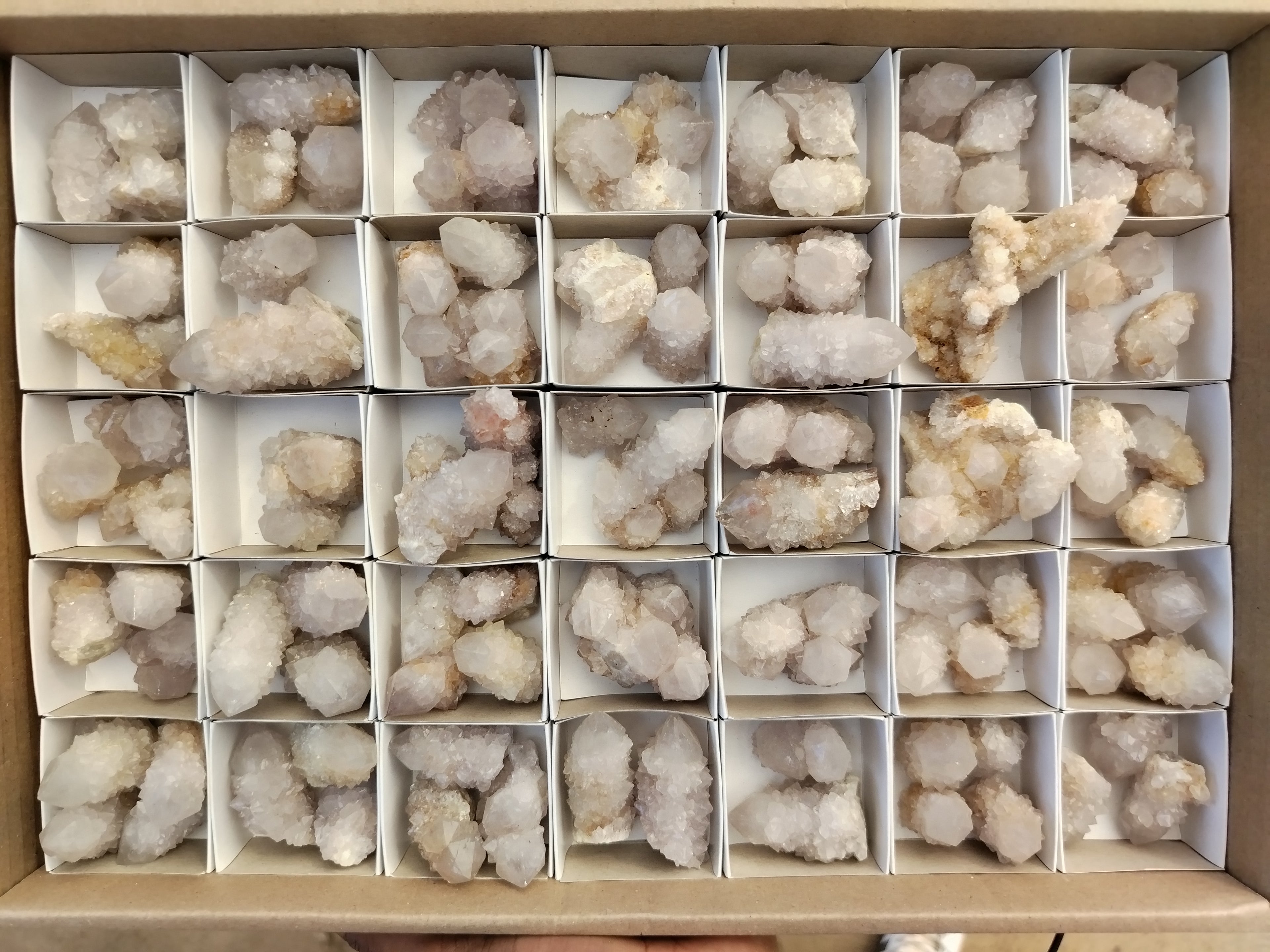 Natural Spirit Quartz Crystals x 95 From Boekenhouthoek, South Africa - Toprock Gemstones and Minerals 