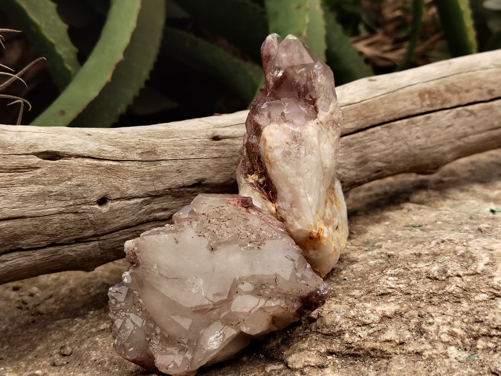 Natural Red Hematoid Quartz Clusters x 6 From Karoi, Zimbabwe - Toprock Gemstones and Minerals 