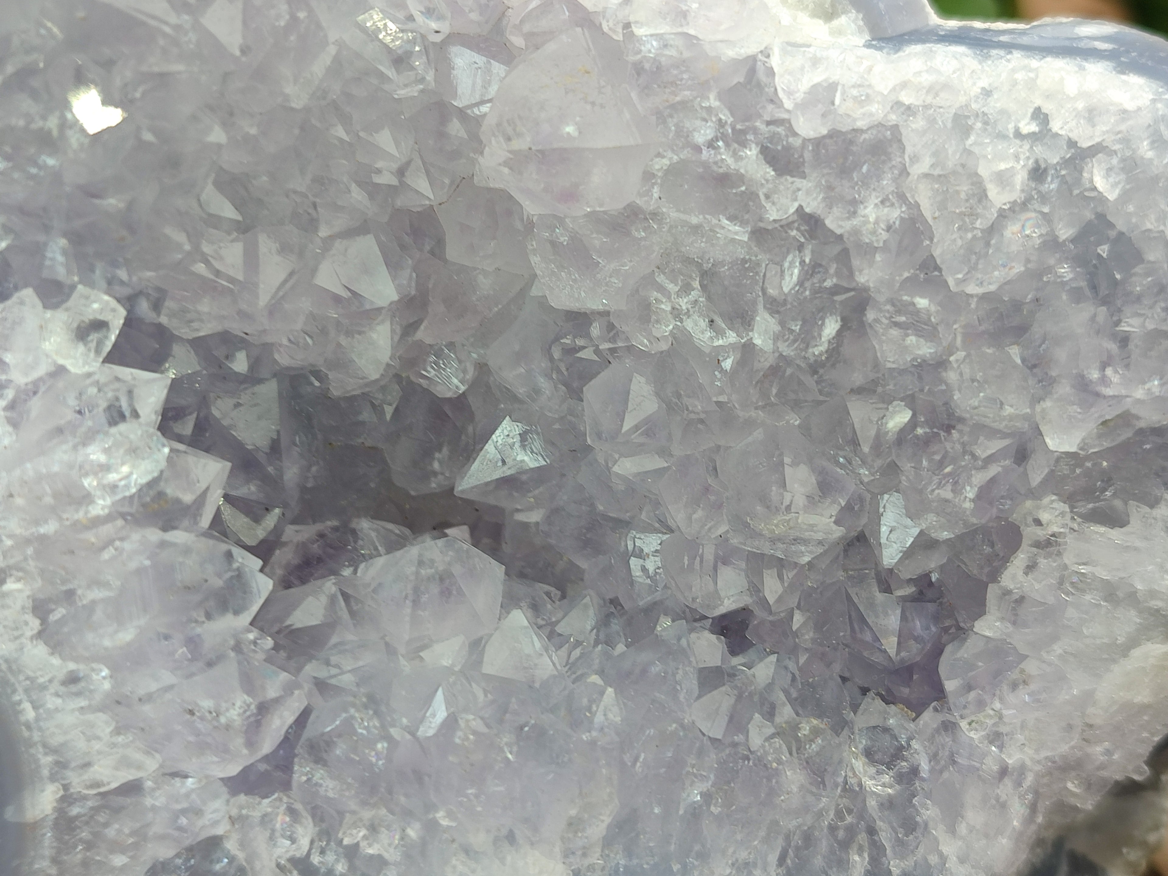 Natural Blue Lace Agate Geode Specimens x 2 From Nsanje, Malawi - Toprock Gemstones and Minerals 