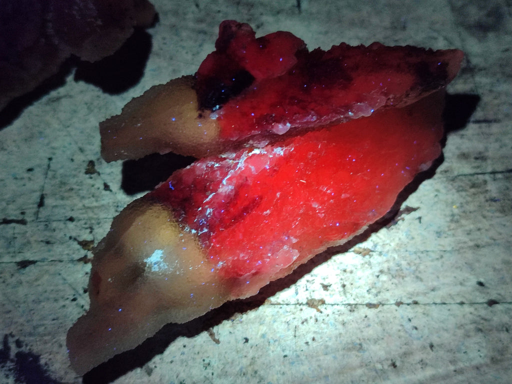 Natural Drusy Quartz Coated Calcite Pseudomorph Specimens x 12 From Alberts Mountain, Lesotho - Toprock Gemstones and Minerals 