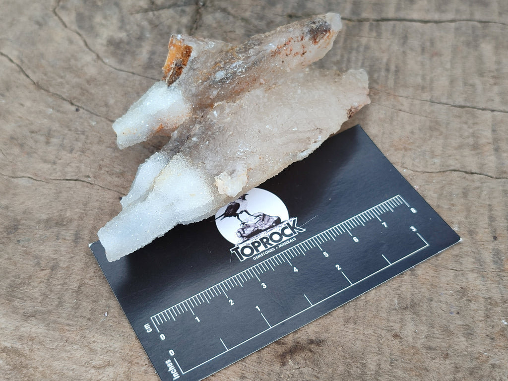 Natural Drusy Quartz Coated Calcite Pseudomorph Specimens x 12 From Alberts Mountain, Lesotho - Toprock Gemstones and Minerals 