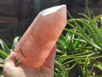 Polished Lavender Rose Quartz Points x 2 From Madagascar - Toprock Gemstones and Minerals 