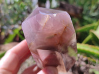 Polished Lavender Rose Quartz Points x 2 From Madagascar - Toprock Gemstones and Minerals 