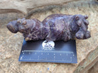 Hand Made Stone Hippo Carvings x 3 From Zimbabwe - Toprock Gemstones and Minerals 