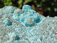 Natural Calcite Coated Chrysocolla Specimen x 1 From Congo - Toprock Gemstones and Minerals 