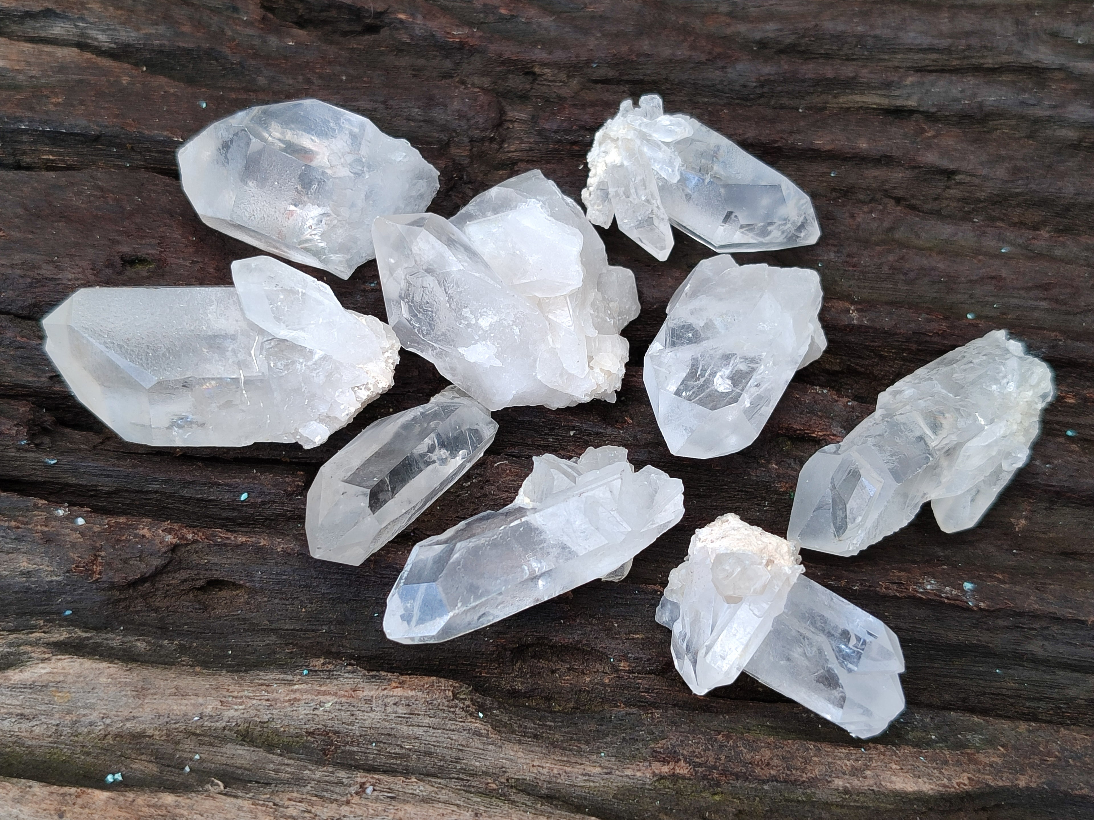 Natural Quartz Crystals x 70 From Mpika, Zambia - Toprock Gemstones and Minerals 