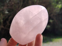 Polished Rose Quartz Standing Free Forms x 3 From Madagascar - Toprock Gemstones and Minerals 