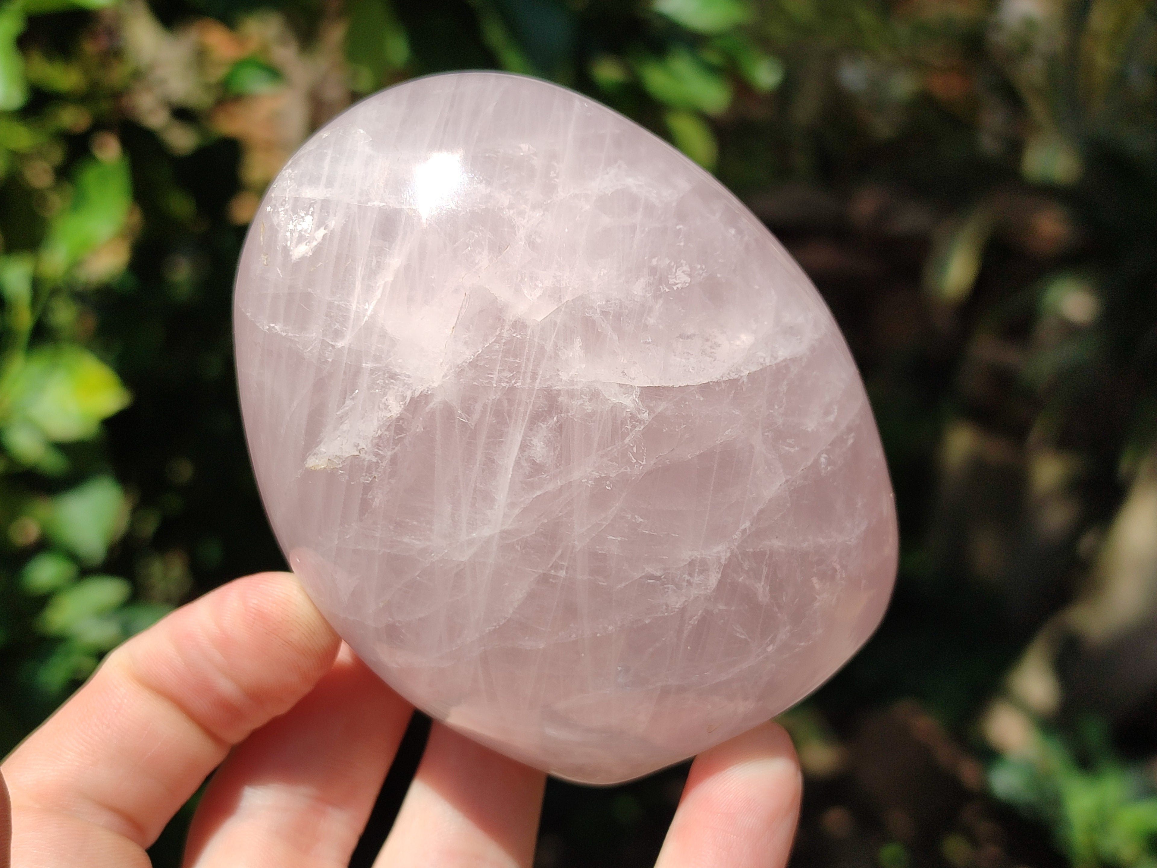 Polished Rose Quartz Standing Free Forms x 3 From Madagascar - Toprock Gemstones and Minerals 
