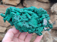 Natural Malachite Stalactite Specimen x 1 From Kolwezi, Congo - Toprock Gemstones and Minerals 