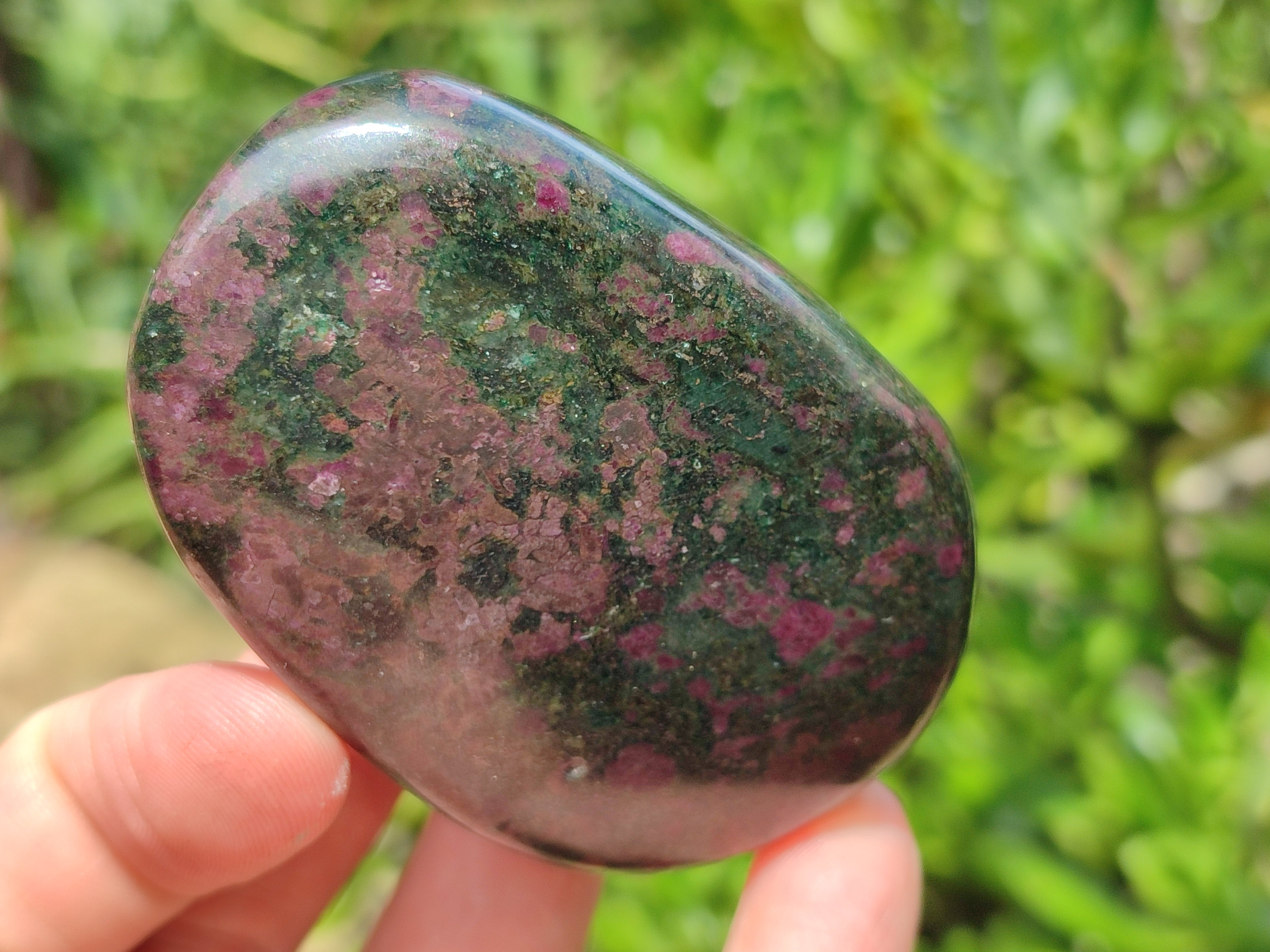 Polished Ruby Corundum In Chrome Verdite Free Forms x 6 From Zimbabwe - Toprock Gemstones and Minerals 
