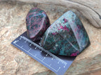 Polished Ruby Corundum In Chrome Verdite Free Forms x 6 From Zimbabwe - Toprock Gemstones and Minerals 