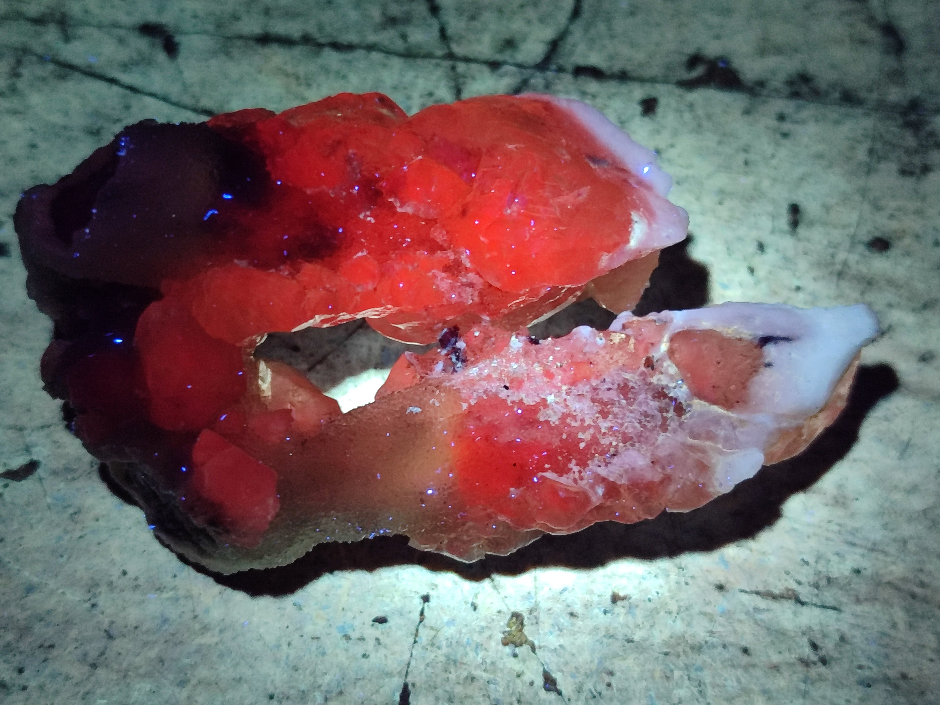 Natural Drusy Quartz Coated Calcite Pseudomorph Specimens x 12 From Alberts Mountain, Lesotho - Toprock Gemstones and Minerals 