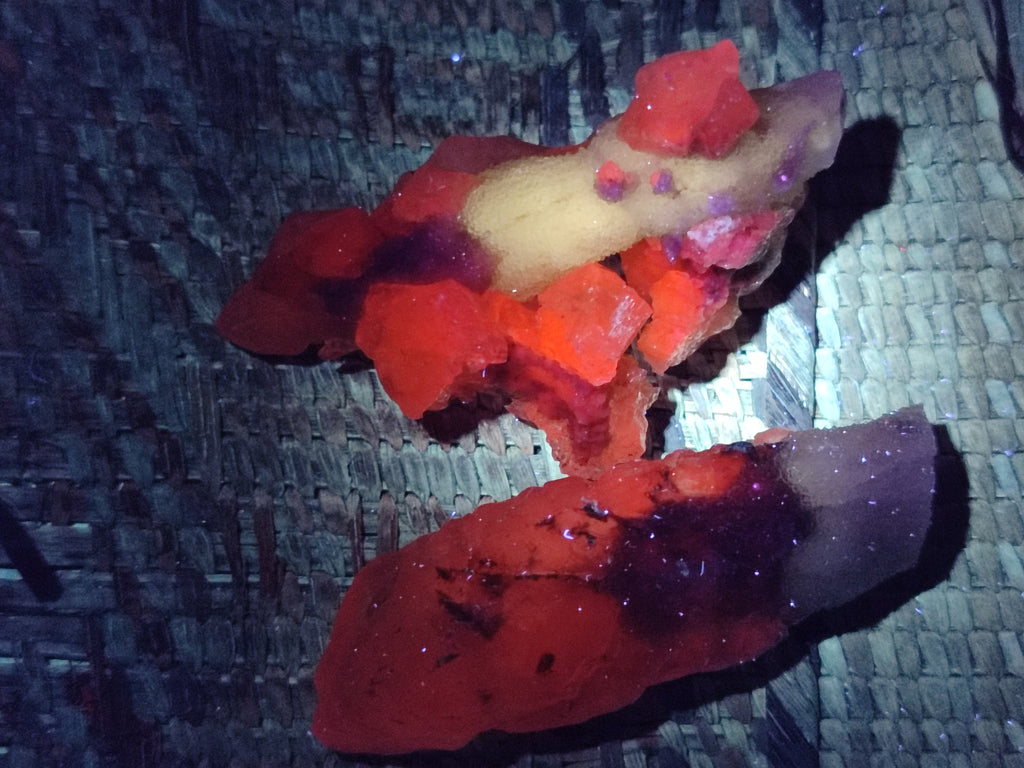 Natural Drusy Quartz Coated Calcite Pseudomorph Specimens x 12 From Alberts Mountain, Lesotho - Toprock Gemstones and Minerals 