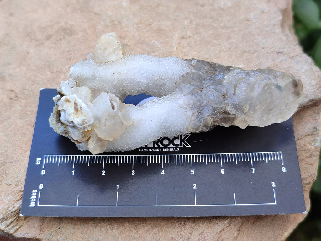 Natural Drusy Quartz Coated Calcite Pseudomorph Specimens x 12 From Alberts Mountain, Lesotho - Toprock Gemstones and Minerals 
