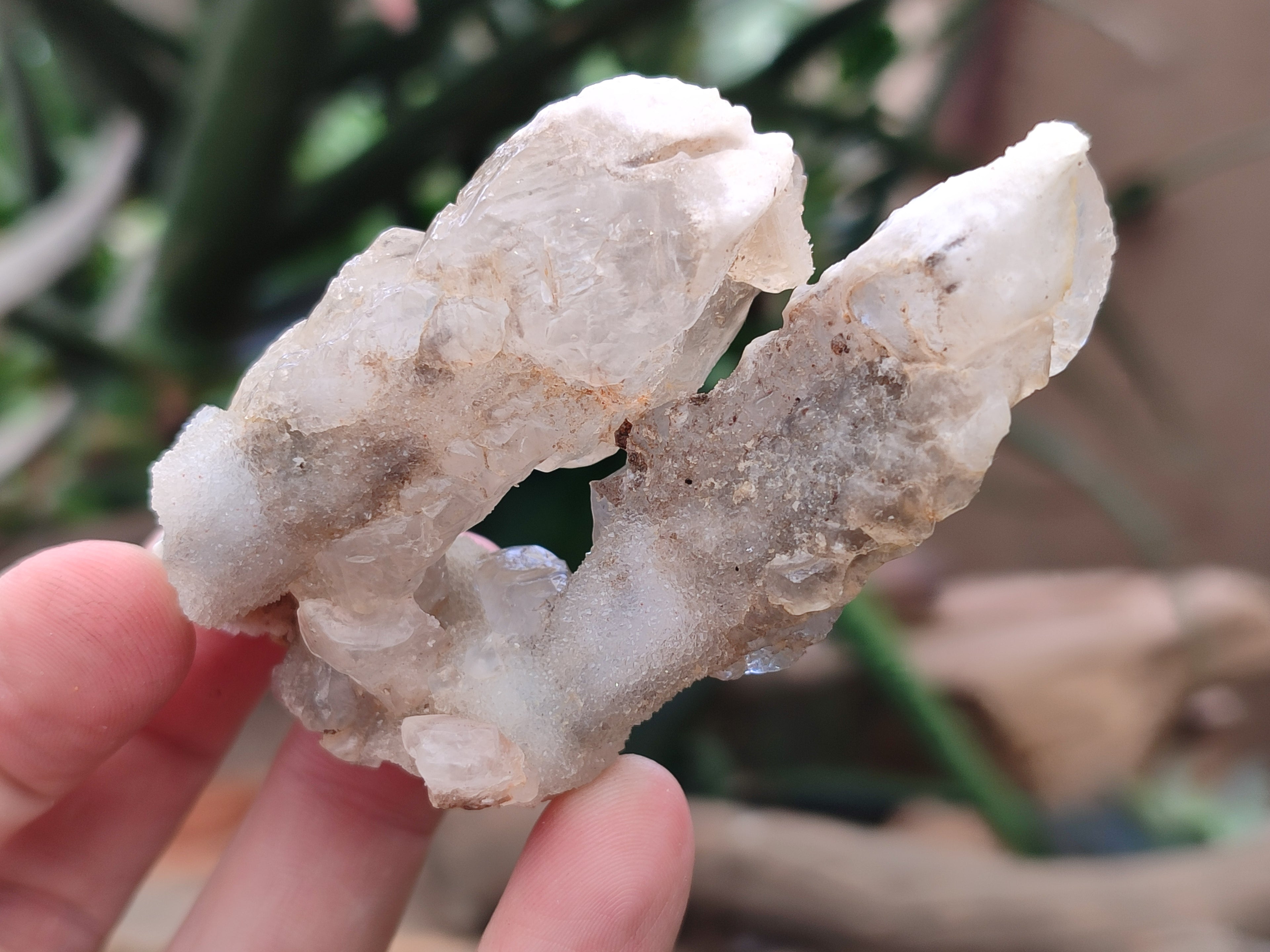 Natural Drusy Quartz Coated Calcite Pseudomorph Specimens x 12 From Alberts Mountain, Lesotho - Toprock Gemstones and Minerals 