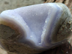 Polished Blue Lace Agate Geodes x 3 From Nsanje, Malawi - Toprock Gemstones and Minerals 