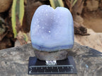 Polished Blue Lace Agate Geodes x 3 From Nsanje, Malawi - Toprock Gemstones and Minerals 