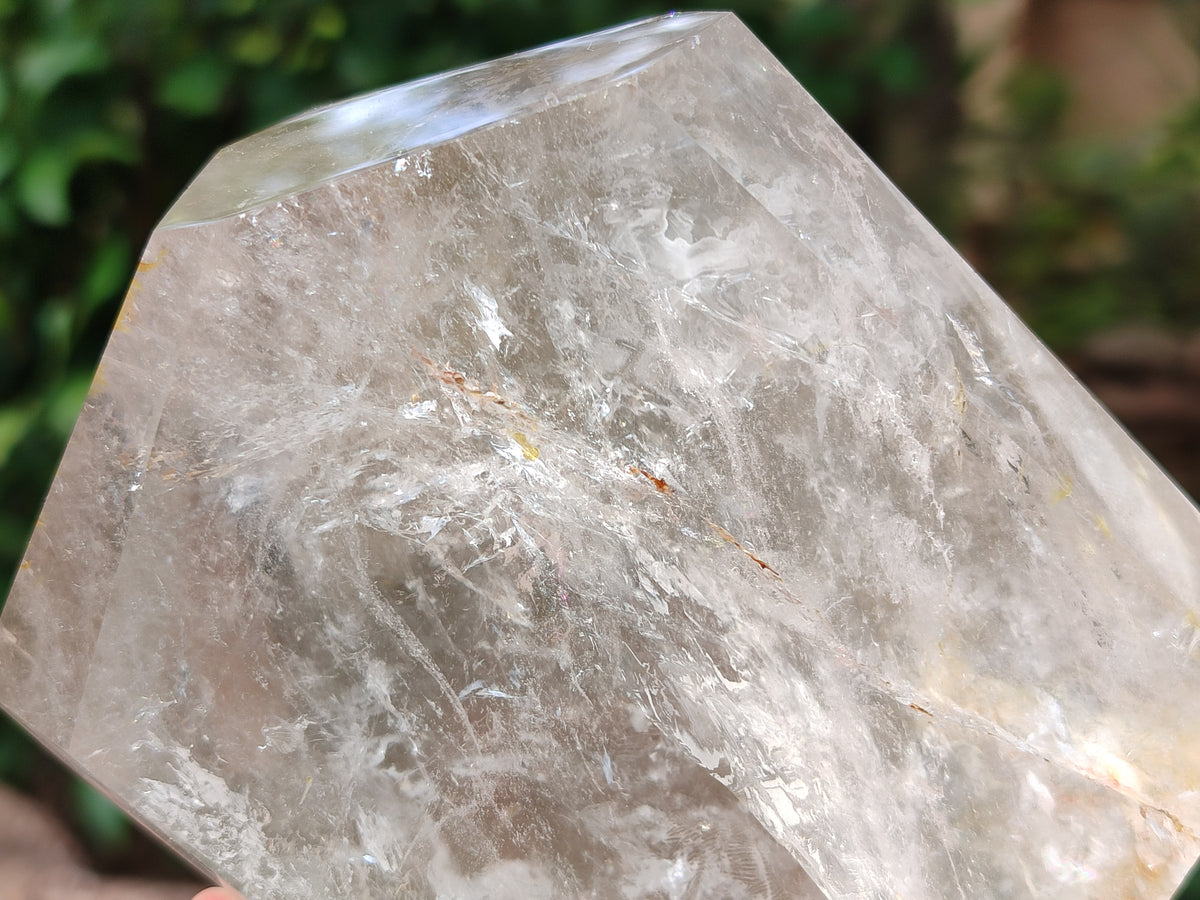 Polished Inclusion Quartz Crystals x 2 From Madagascar - Toprock Gemstones and Minerals 