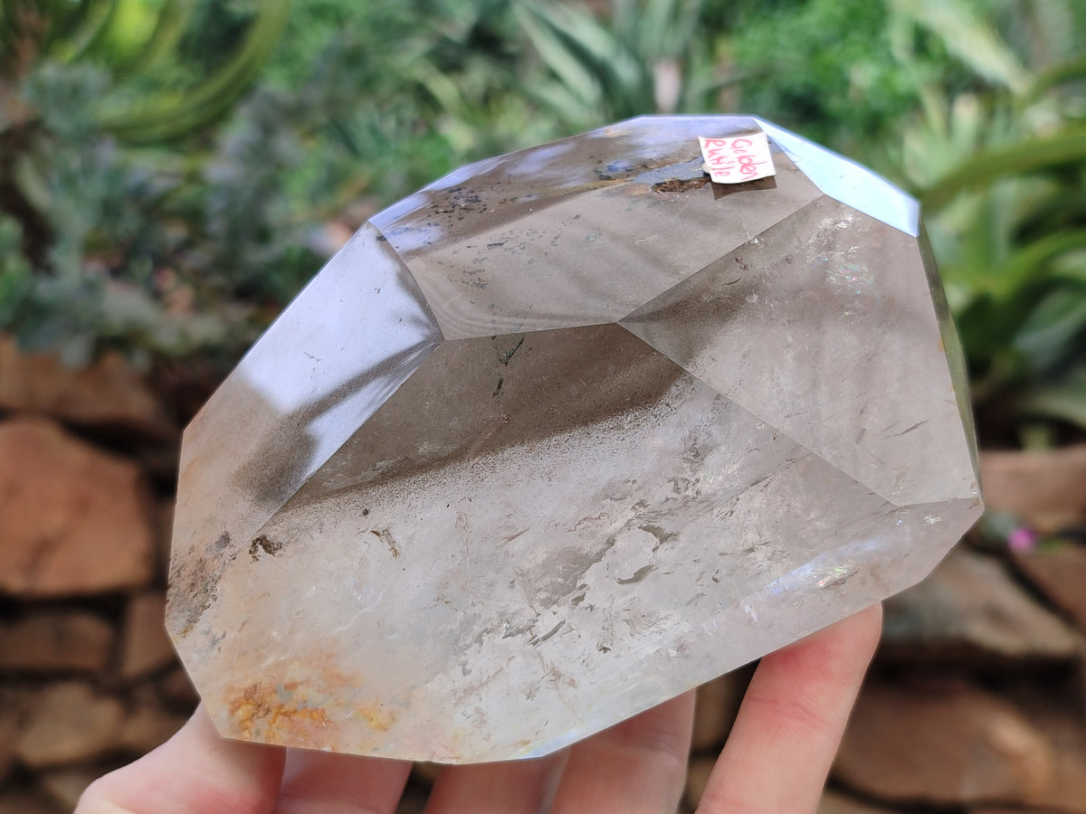 Polished Inclusion Quartz Crystals x 2 From Madagascar - Toprock Gemstones and Minerals 