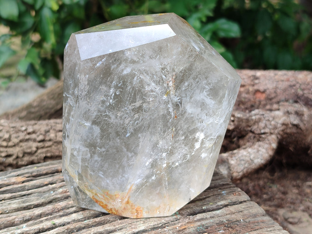 Polished Inclusion Quartz Crystals x 2 From Madagascar - Toprock Gemstones and Minerals 