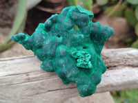Natural Silky Malachite Specimens x 6 From Kasompe, Congo - Toprock Gemstones and Minerals 