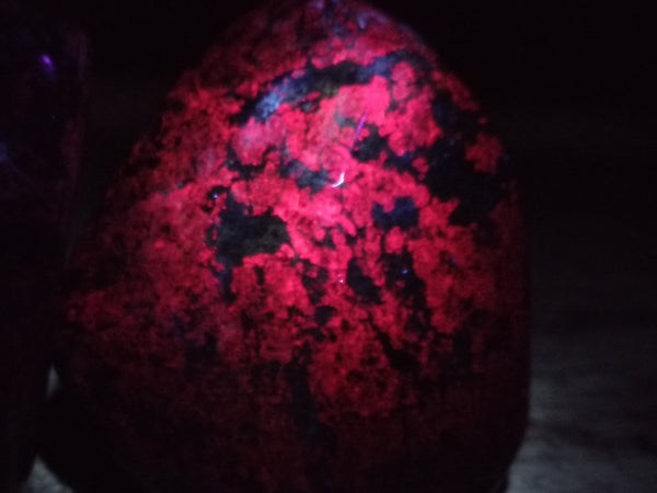 Polished Ruby Corundum In Chrome Verdite Standing Free Forms x 4 From Zimbabwe - Toprock Gemstones and Minerals 