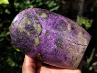 Polished Stichtite Standing Free Forms x 2 From Barberton, South Africa - Toprock Gemstones and Minerals 