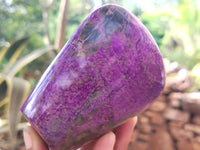 Polished Stichtite Standing Free Forms x 2 From Barberton, South Africa - Toprock Gemstones and Minerals 