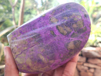 Polished Stichtite Standing Free Forms x 2 From Barberton, South Africa - Toprock Gemstones and Minerals 
