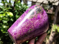 Polished Stichtite Standing Free Forms x 2 From Barberton, South Africa - Toprock Gemstones and Minerals 
