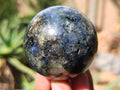Polished Iolite Spheres x 4 From Ambatofinandrahana, Madagascar - Toprock Gemstones and Minerals 