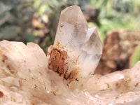 Natural Red Hematoid Quartz Clusters x 2 From Karoi, Zimbabwe - Toprock Gemstones and Minerals 