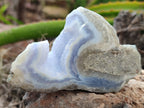 Polished Blue Lace Agate Geodes x 12 From Nsanje, Malawi - Toprock Gemstones and Minerals 