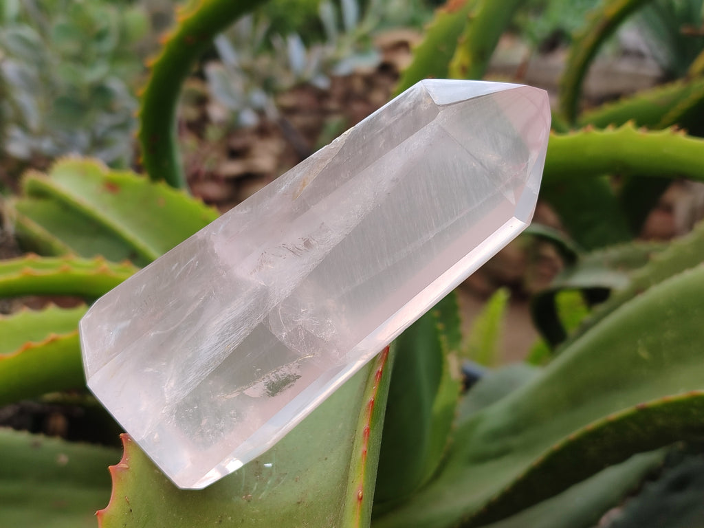 Polished Rose Quartz Points x 6 From Ambatondrazaka, Madagascar - Toprock Gemstones and Minerals 