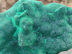 Natural Silky Malachite Stalactite Specimen With Chrysocolla x 1 From Kasompe, Congo - Toprock Gemstones and Minerals 