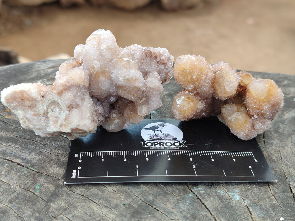 Natural Spirit Quartz Clusters x 12 From Boekenhouthoek, South Africa - Toprock Gemstones and Minerals 