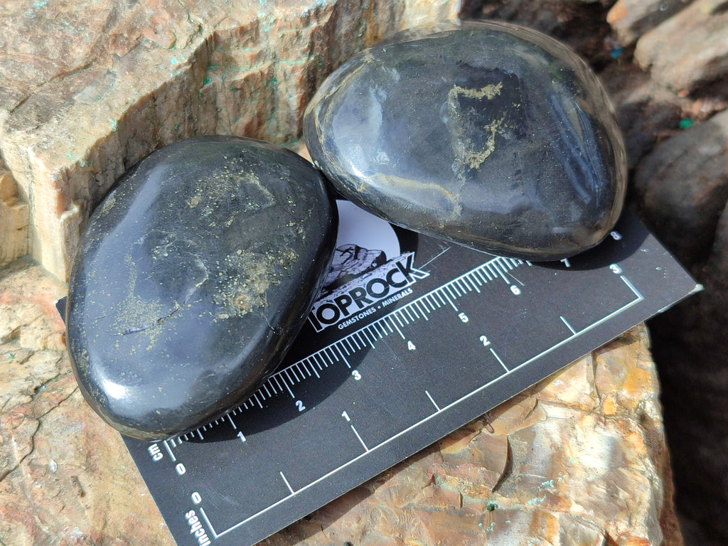 Polished Pharaoh Stone Free Forms x 12 Zimbabwe - Toprock Gemstones and Minerals 