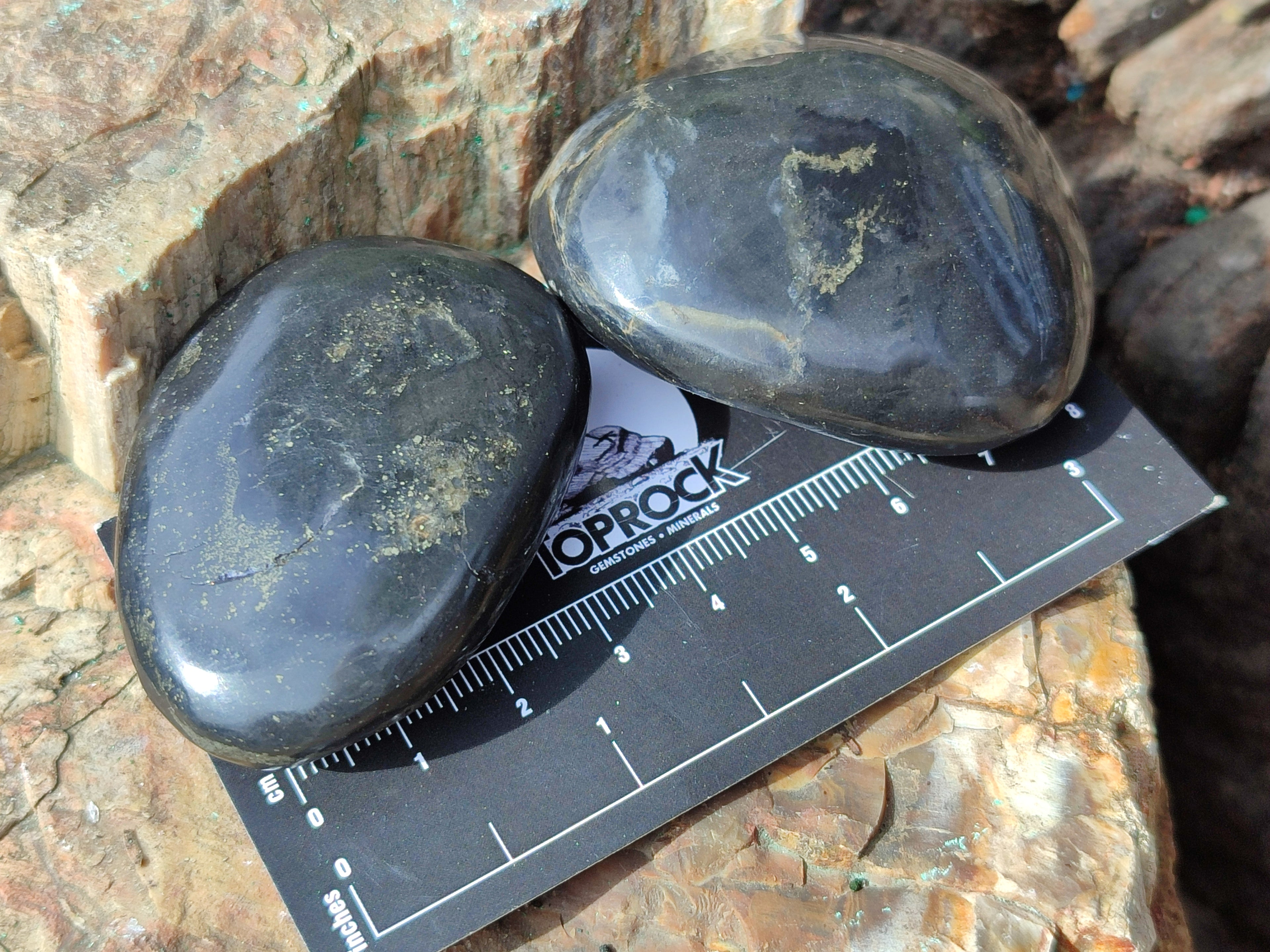 Polished Pharaoh Stone Free Forms x 12 Zimbabwe - Toprock Gemstones and Minerals 