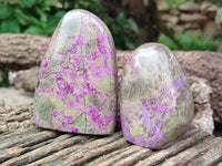 Polished Stichtite Standing Free Forms x 4 From Barberton, South Africa - Toprock Gemstones and Minerals 