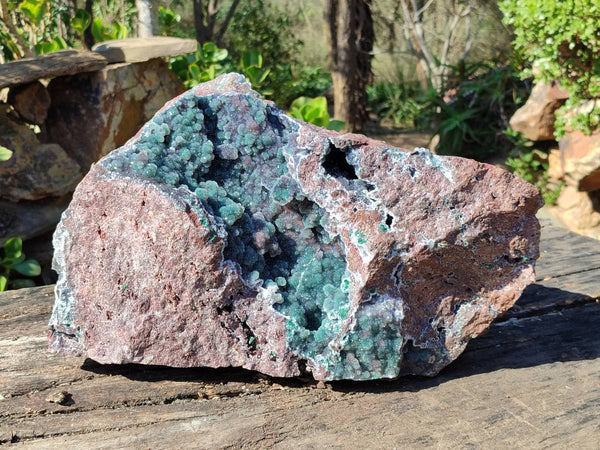 Natural Ball Malachite On Quartz Matrix Specimen x 1 From Kambove, Congo - Toprock Gemstones and Minerals 