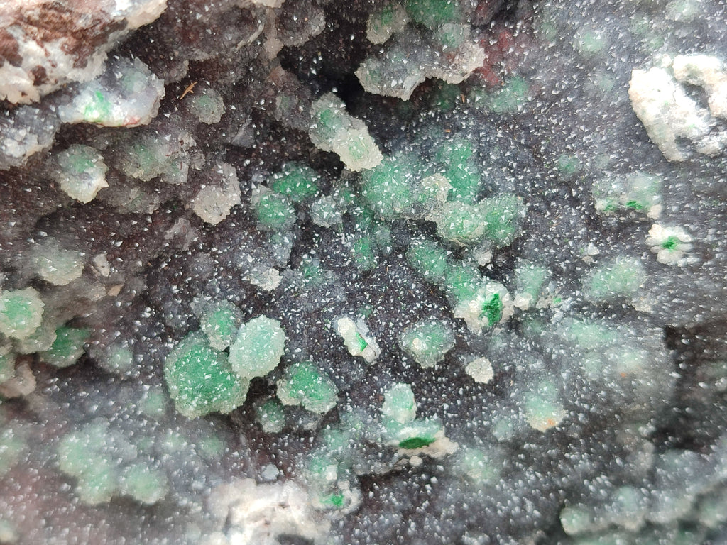 Natural Ball Malachite On Quartz Matrix Specimen x 1 From Kambove, Congo - Toprock Gemstones and Minerals 