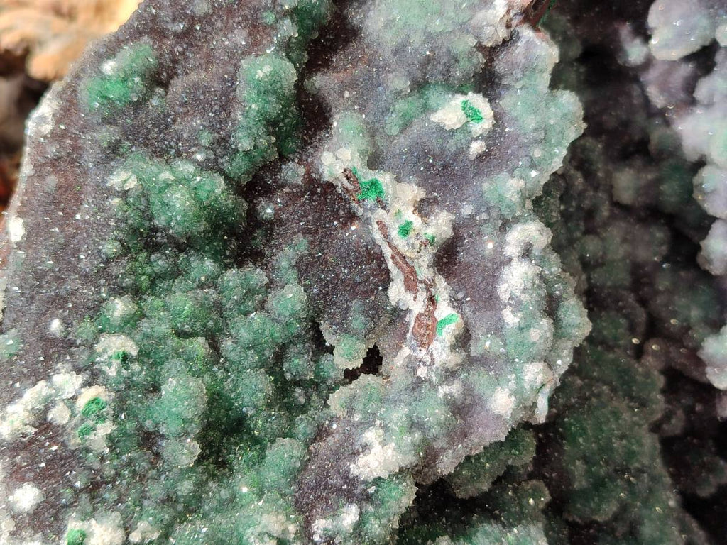 Natural Ball Malachite On Quartz Matrix Specimen x 1 From Kambove, Congo - Toprock Gemstones and Minerals 